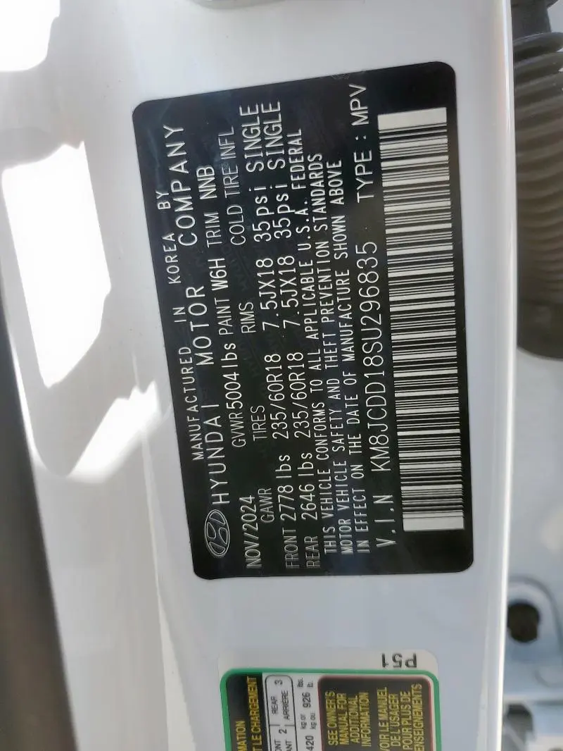 2025 HYUNDAI TUCSON SEL CONVENIENCE  