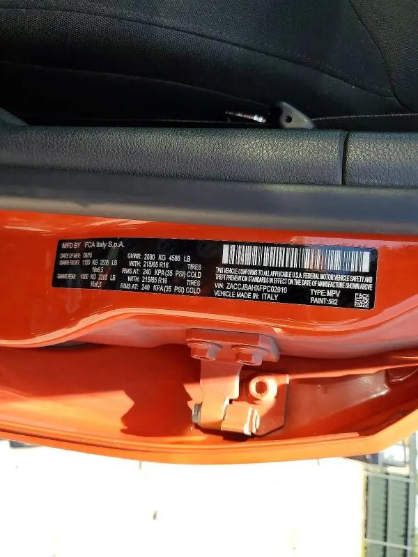 2015 JEEP RENEGADE SPORT  