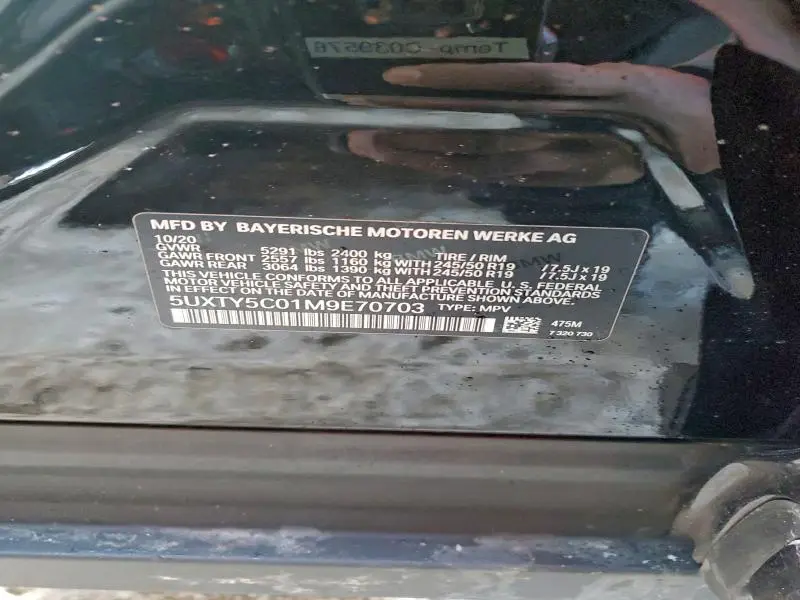 2021 BMW X3 XDRIVE30I  