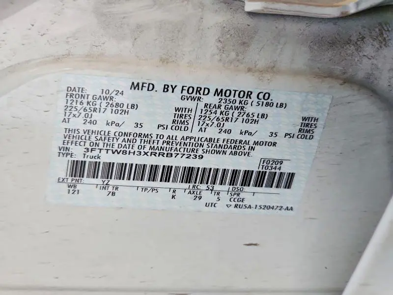 2024 FORD MAVERICK XLT  