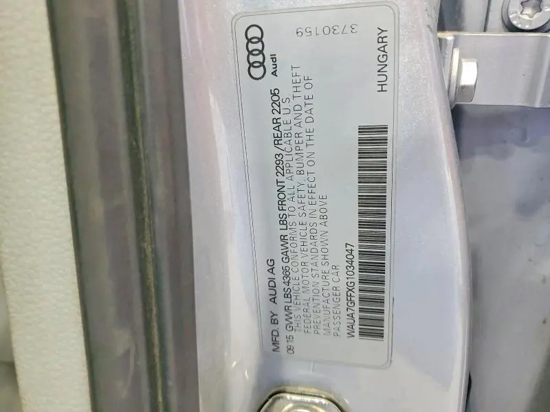 2016 AUDI A3 PREMIUM  