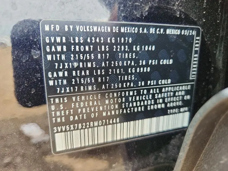 2024 VOLKSWAGEN TAOS S  