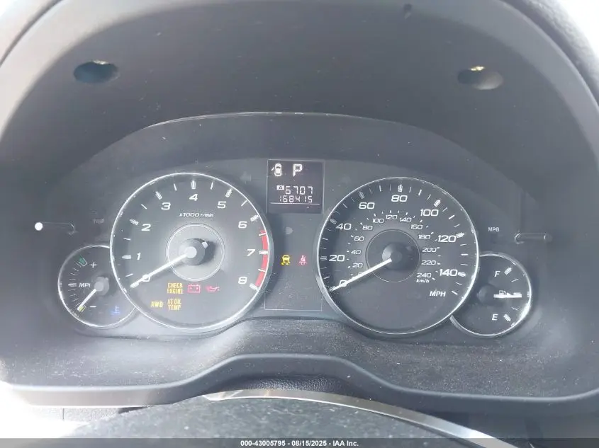 2012 SUBARU OUTBACK 2.5I PREMIUM
