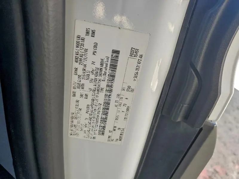 2017 FORD TRANSIT T-350  