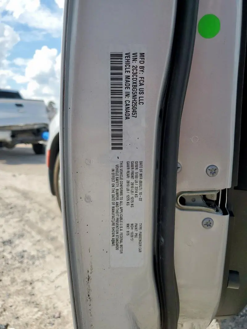 2022 DODGE CHARGER SXT  