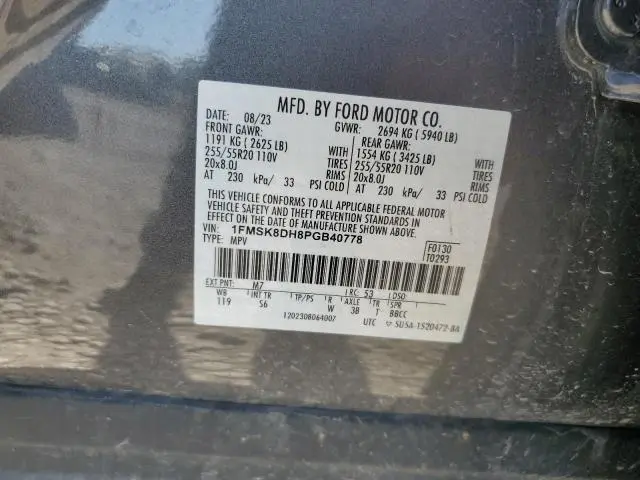 2023 FORD EXPLORER XLT
