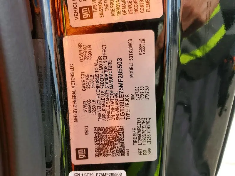 2021 GMC SIERRA K2500 HEAVY DUTY  