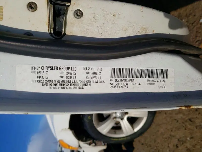 2011 DODGE CALIBER MAINSTREET  