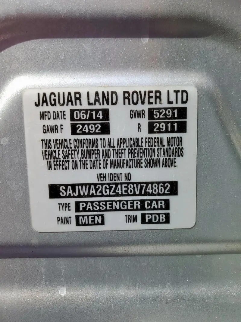 2014 JAGUAR XJL PORTFOLIO  