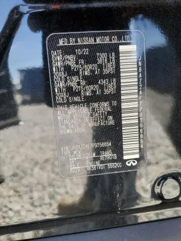 2023 INFINITI QX80 LUXE  