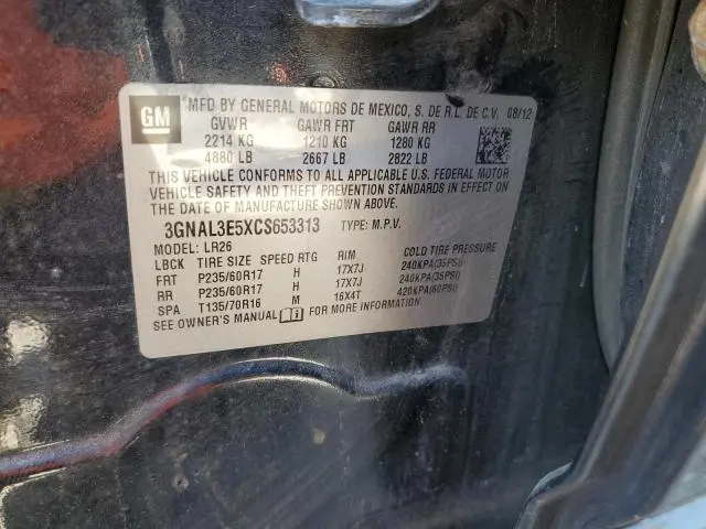 2012 CHEVROLET CAPTIVA SPORT  