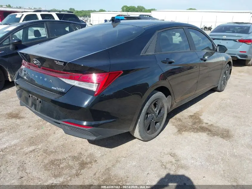 2023 HYUNDAI ELANTRA HYBRID BLUE