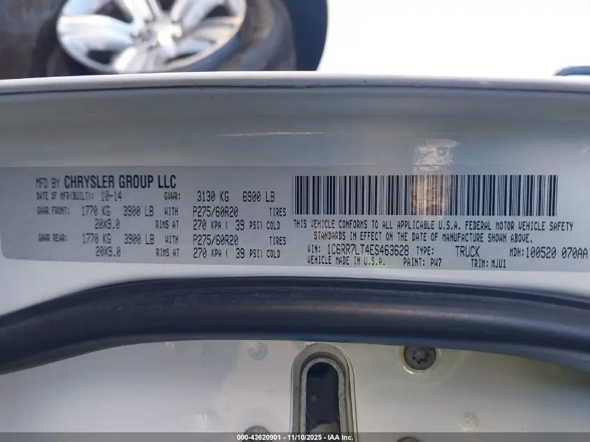 2014 RAM 1500 BIG HORN