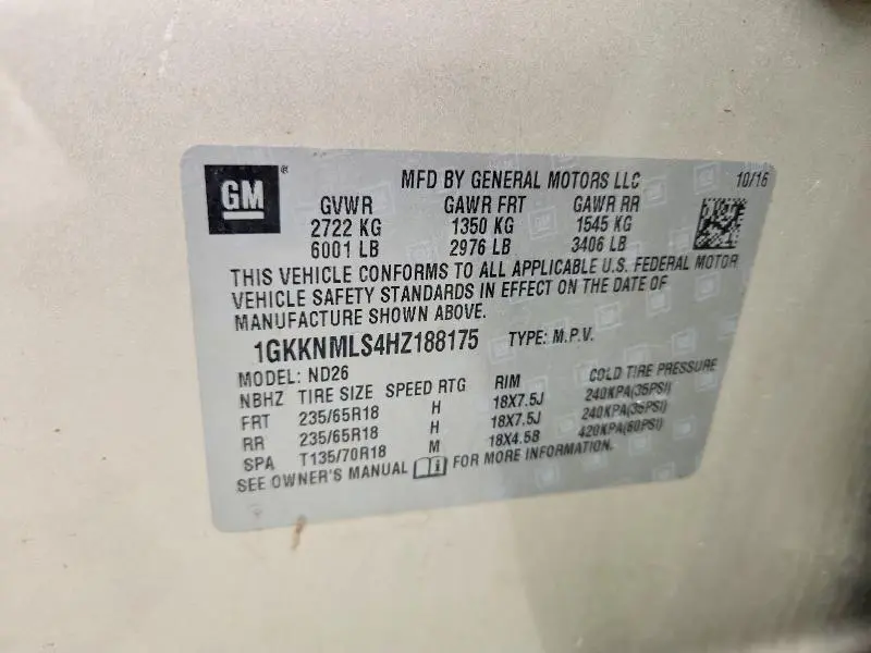 2017 GMC ACADIA SLT-1  