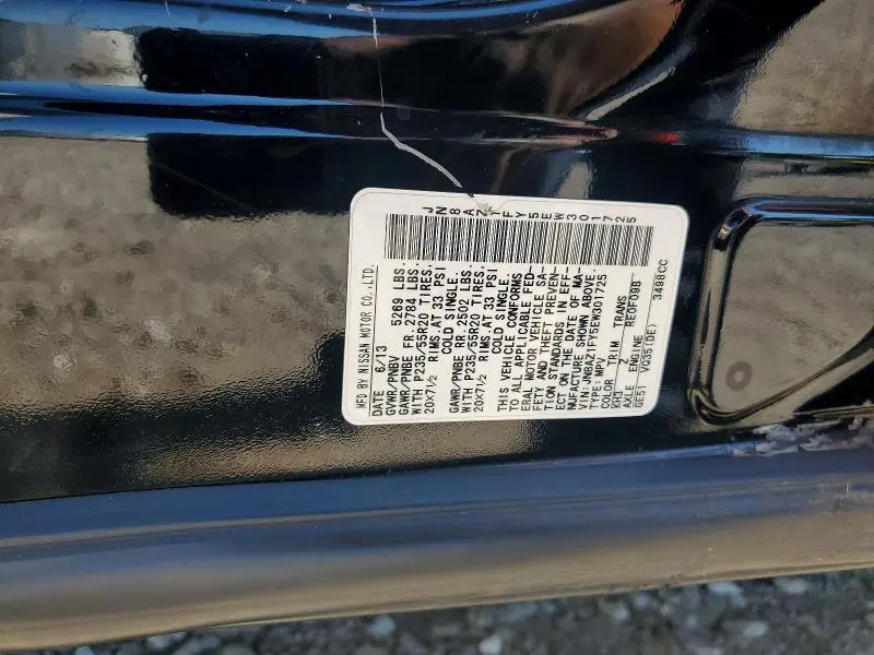 2014 NISSAN MURANO CROSSCABRIOLET  
