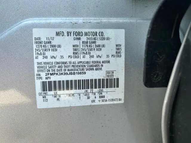 2018 FORD EDGE TITANIUM  