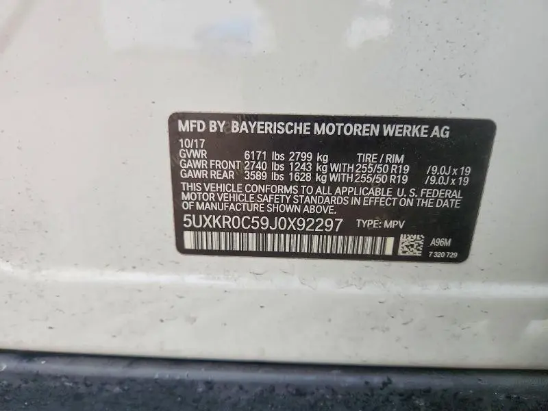2018 BMW X5 XDRIVE35I  