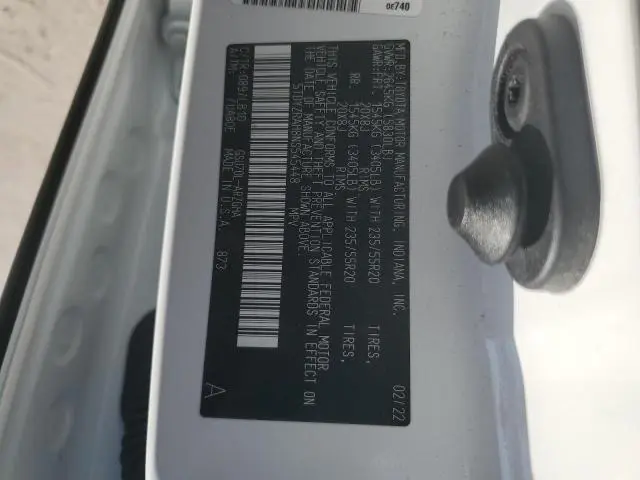 2022 TOYOTA HIGHLANDER LIMITED  