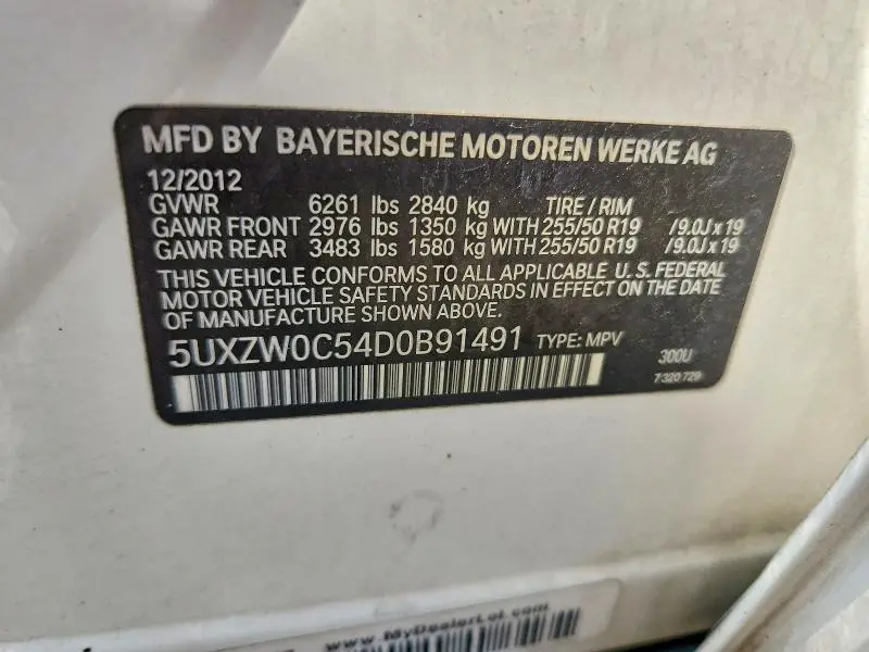 2013 BMW X5 XDRIVE35D  