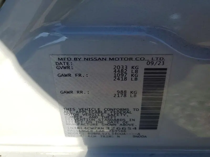 2024 NISSAN ALTIMA SR  