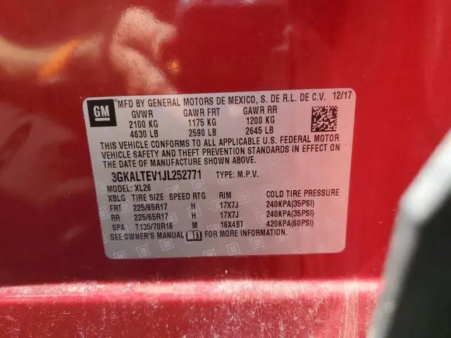 2018 GMC TERRAIN SLE  