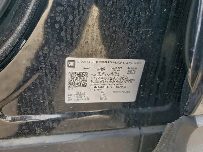 2023 CHEVROLET EQUINOX LT  