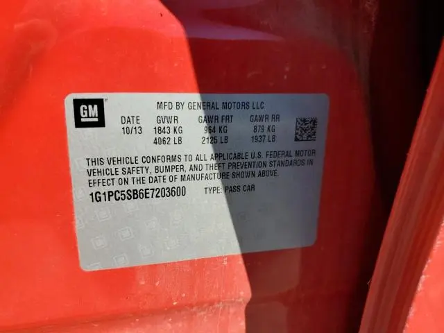 2014 CHEVROLET CRUZE LT  