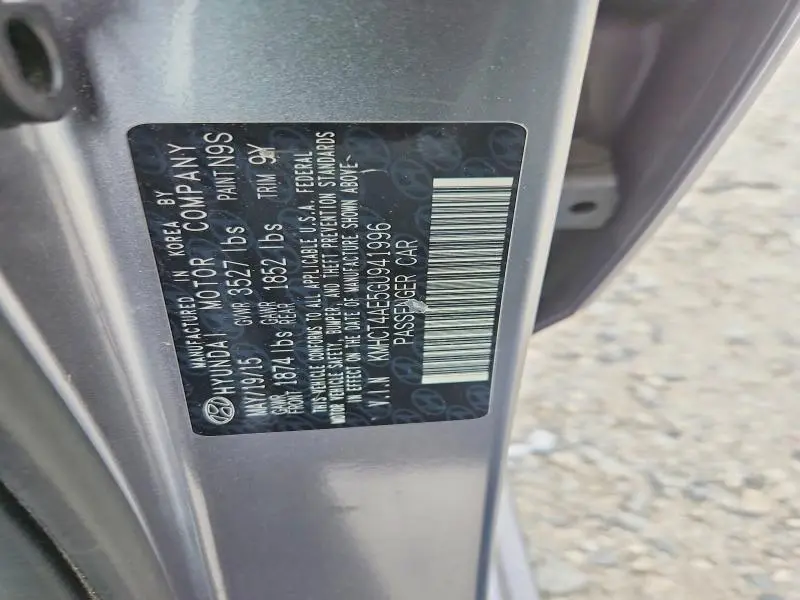 2016 HYUNDAI ACCENT SE  