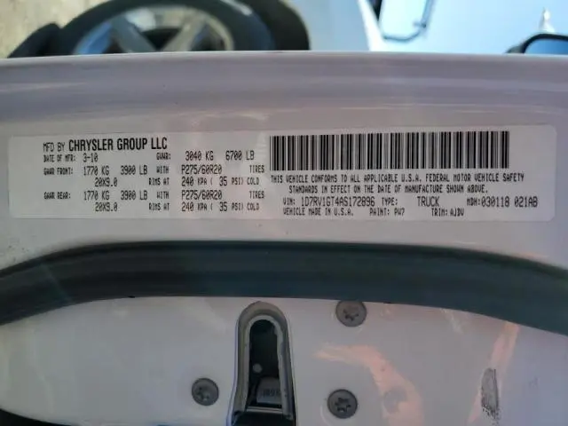 2010 DODGE RAM 1500   