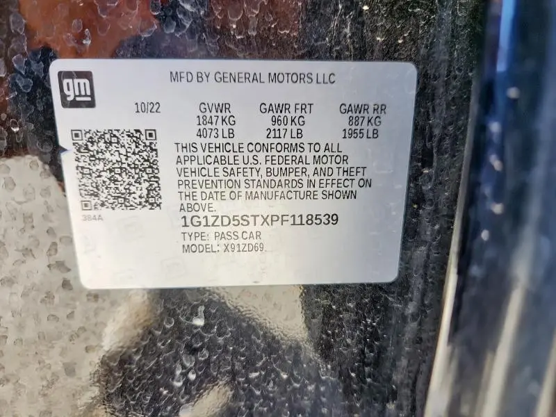 2023 CHEVROLET MALIBU LT  