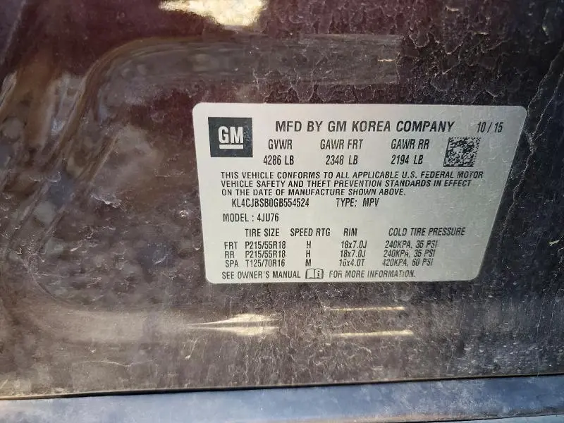 2016 BUICK ENCORE CONVENIENCE  