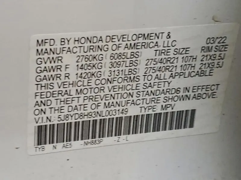 2022 ACURA MDX TYPE S  