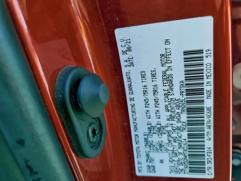 2021 TOYOTA TACOMA DOUBLE CAB  