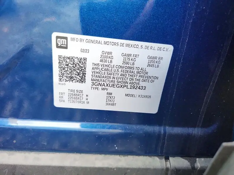 2023 CHEVROLET EQUINOX LT  