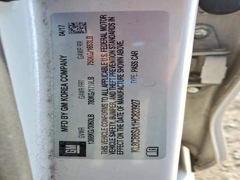 2017 CHEVROLET SPARK LS  