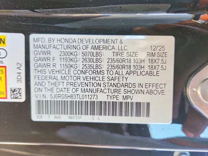 2026 HONDA CR-V SPORT-L  