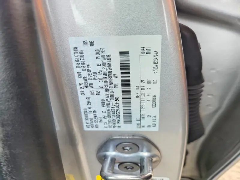 2020 FORD ESCAPE TITANIUM  