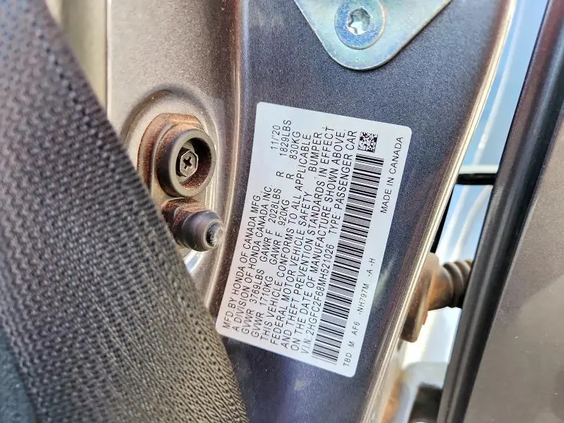2021 HONDA CIVIC LX  