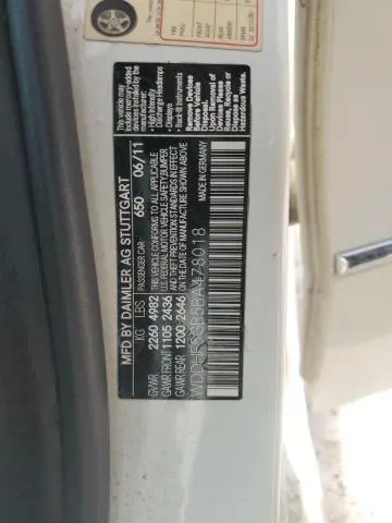 2011 MERCEDES-BENZ E 350  