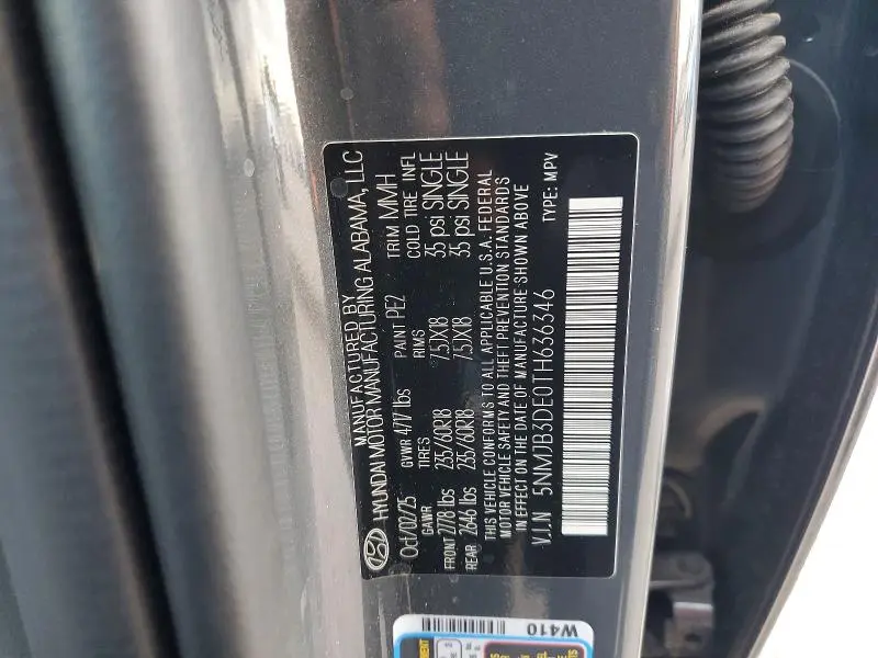 2026 HYUNDAI TUCSON SEL  