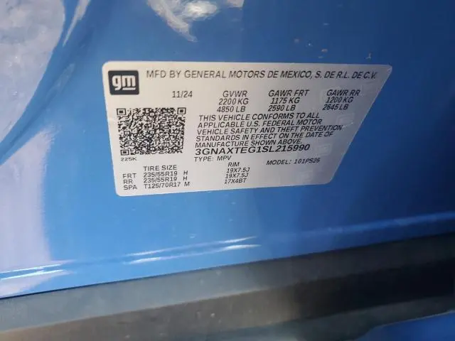 2025 CHEVROLET EQUINOX RS  