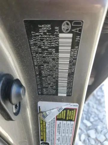 2017 TOYOTA COROLLA L  