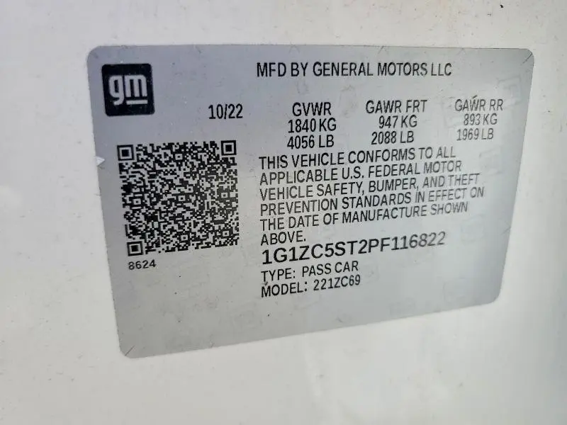 2023 CHEVROLET MALIBU LS  