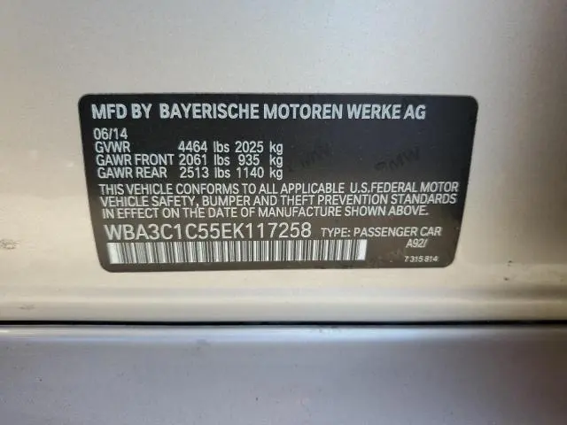 2014 BMW 328 I SULEV  