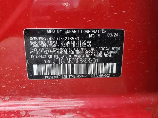2024 SUBARU IMPREZA   
