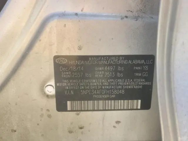 2015 HYUNDAI SONATA SPORT  