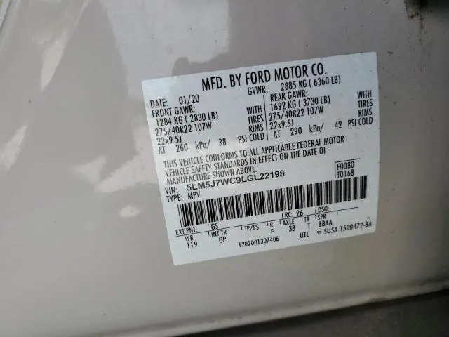 2020 LINCOLN AVIATOR RESERVE  