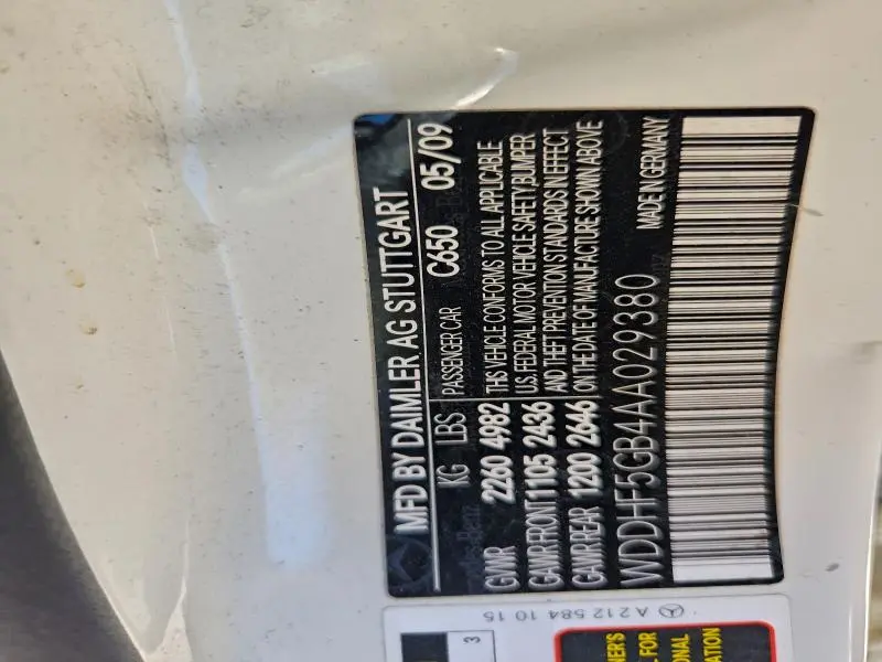 2010 MERCEDES-BENZ E 350  