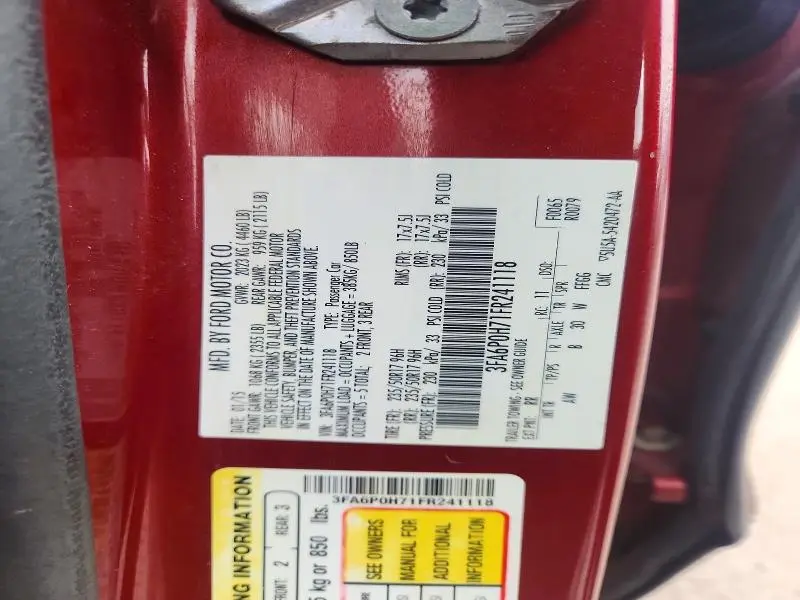 2015 FORD FUSION SE  