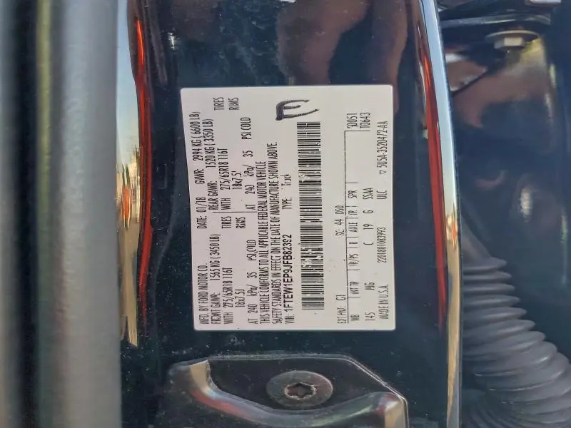 2018 FORD F150 SUPERCREW  